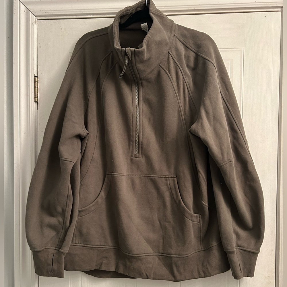 Lululemon long scuba 1/2 zip xl/xxl